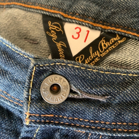 LUCKY BRAND Jeans, Welder Relaxed Bootleg, Sz 31 - Picture 3 of 13